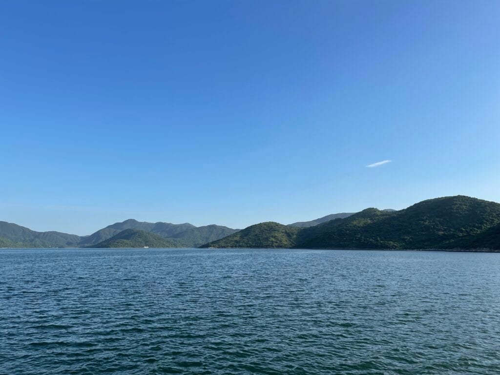 Panoramic view of the Nam Fung Bay