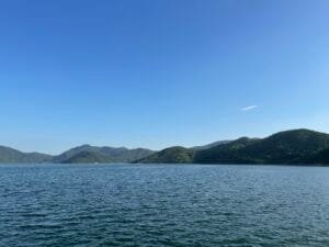 Panoramic view of the Nam Fung Bay